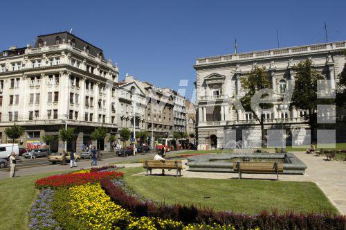 blickwinkel - Beograd, Gartenanlage im Zentrum, Serbien-Montenegro