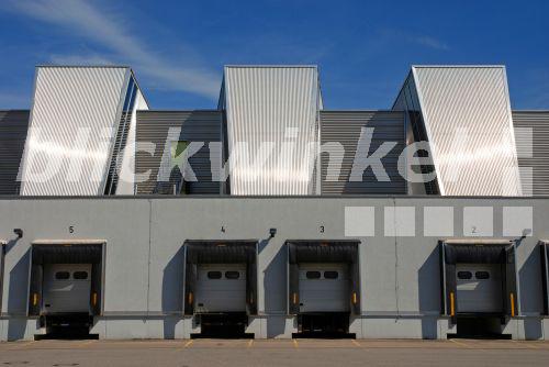 blickwinkel - moderne Lagerhalle, Deutschland, Baden-Wuerttemberg, Ulm