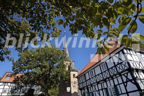 blickwinkel Historisches Dorfzentrum von WetterWengern, Deutschland